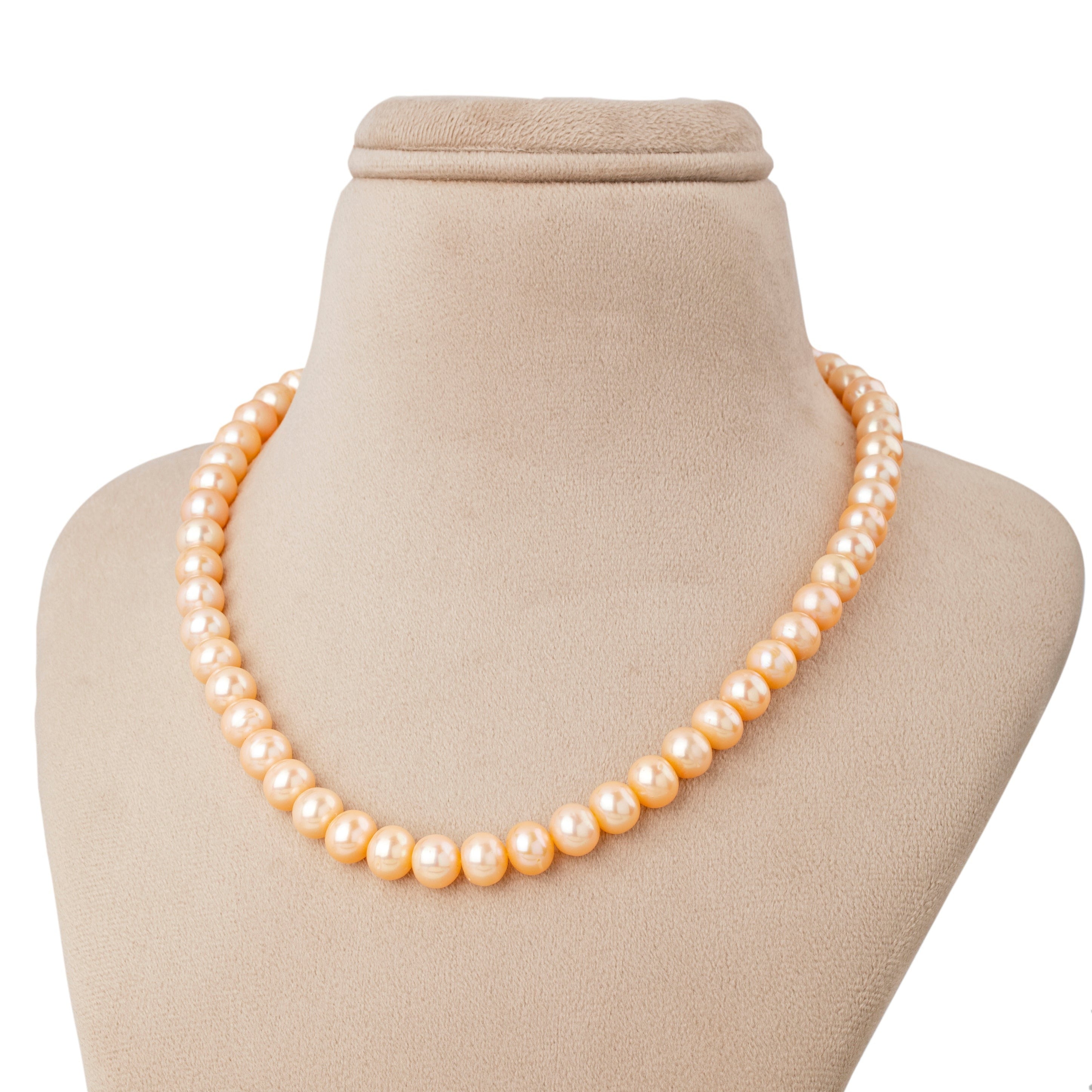 Freshwater Lust Peach beauty Pearl Necklace