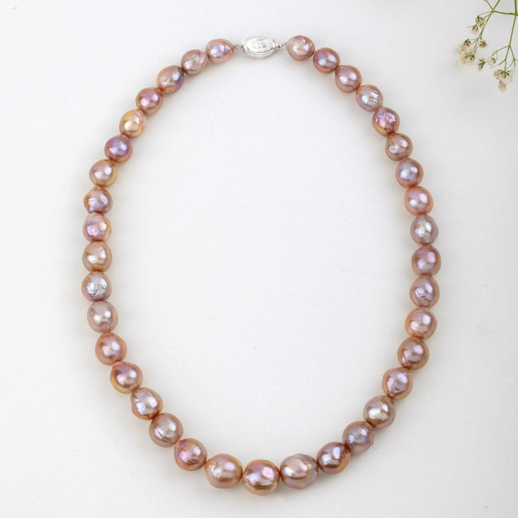 Freshwater Pink Pearl Necklace