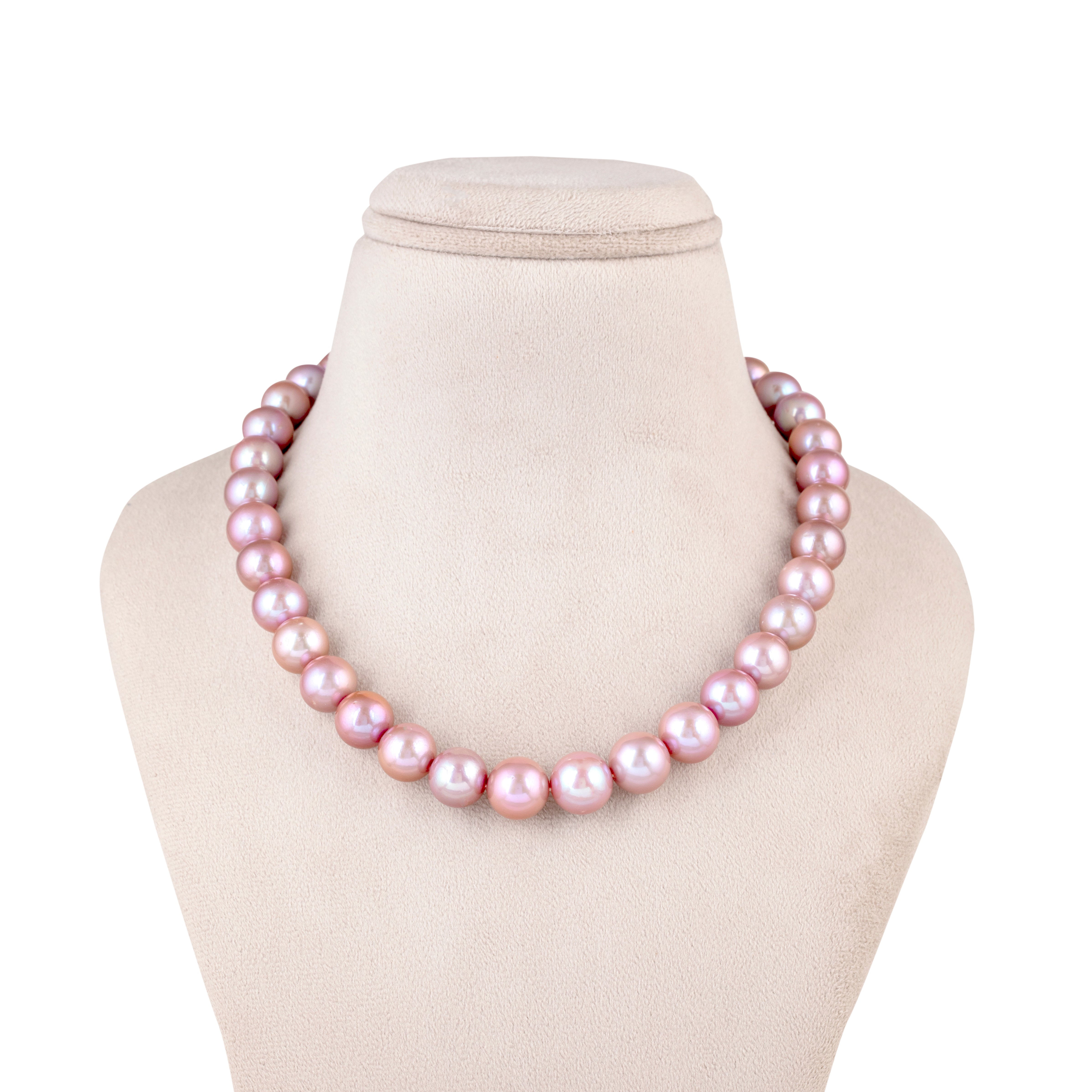 Bridal Roseate Freshwater Pearl Necklace