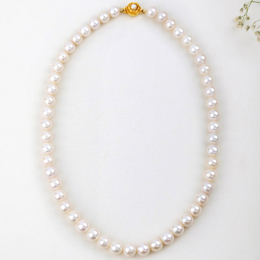 Freshwater Sweet White Beauty Pearl Necklace