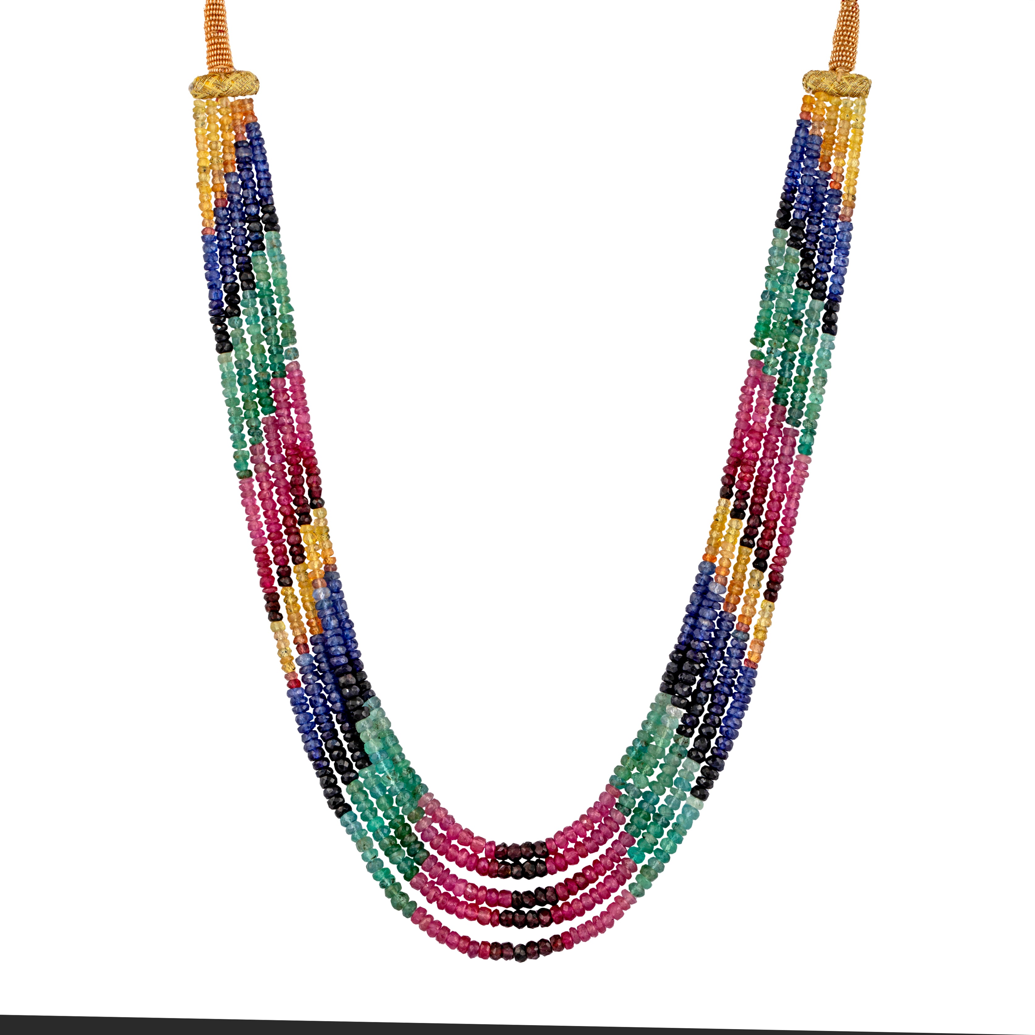 Multicolored Gemstone Medley Necklace