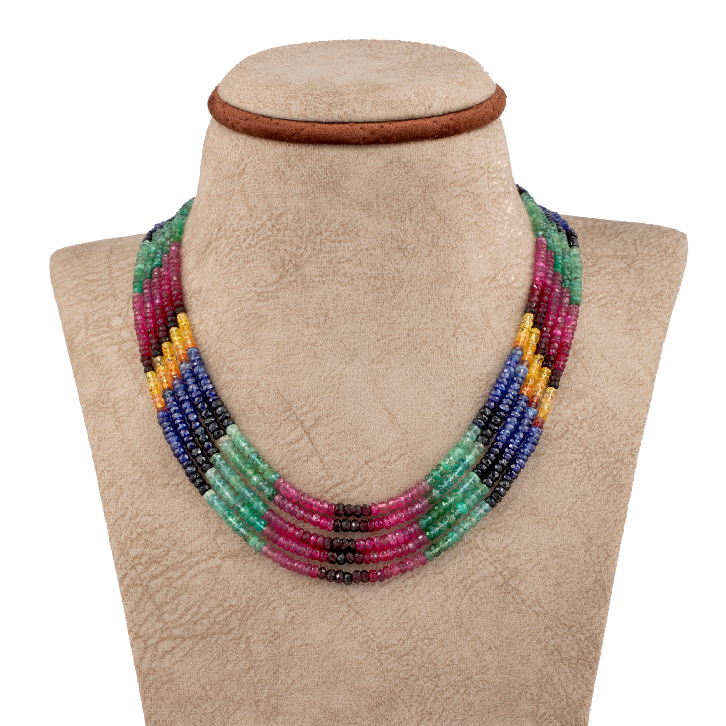 Multicolored Gemstone Medley Necklace