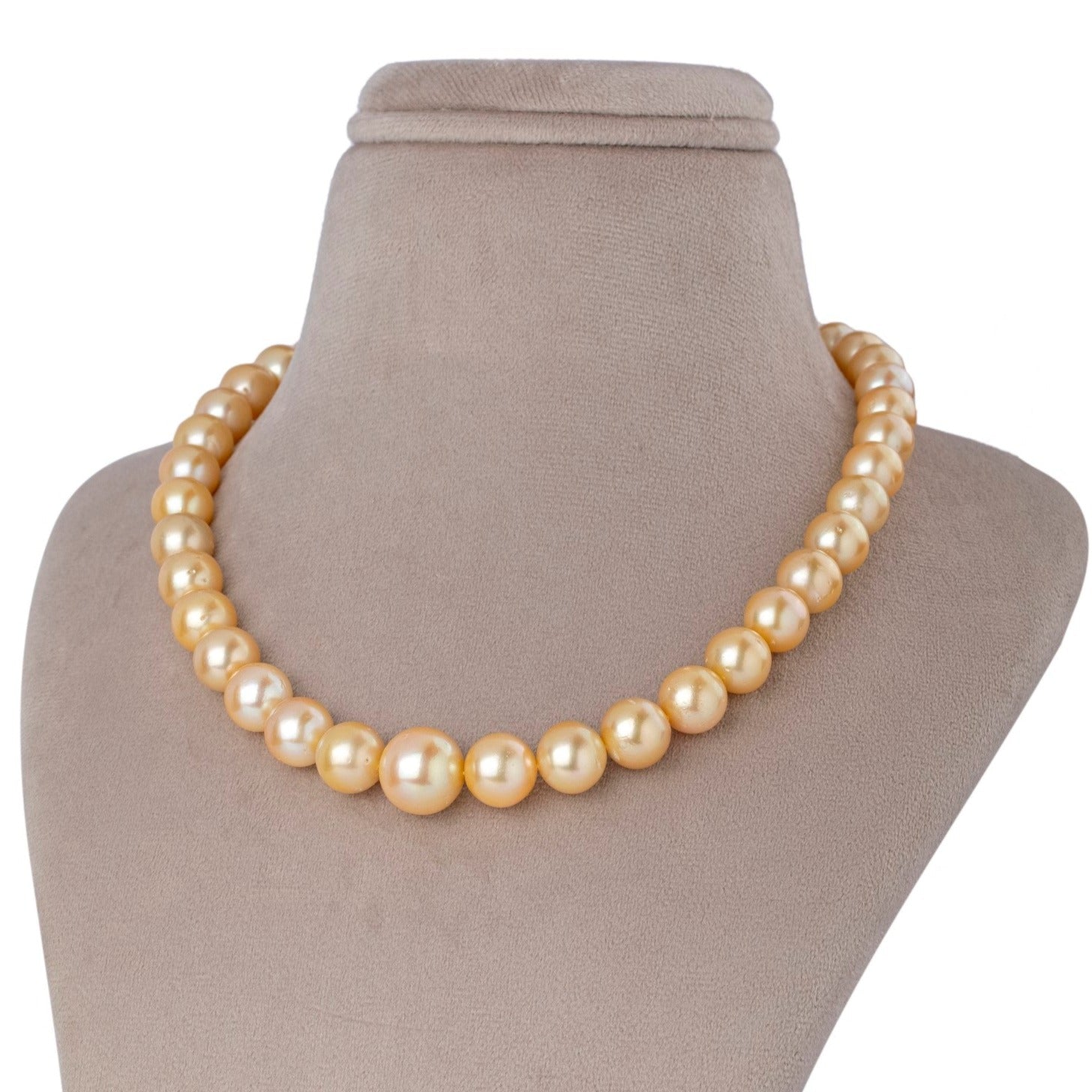 15mm silver Tahitian baroque pearl on tiny white shiny pearls – Kojima Pearl