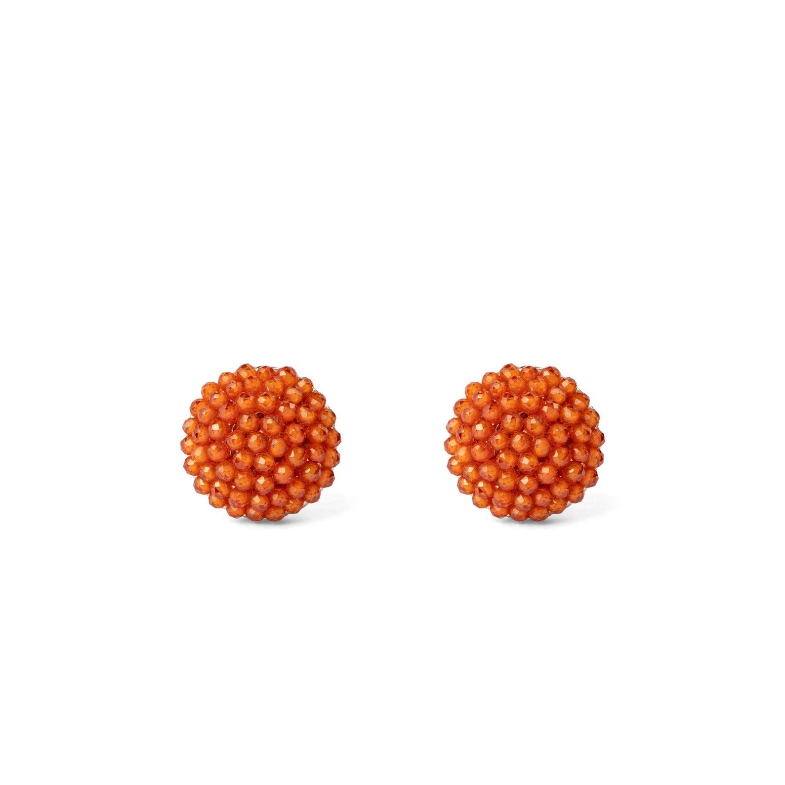 Mandarin Dream Gemstone Stud Earrings