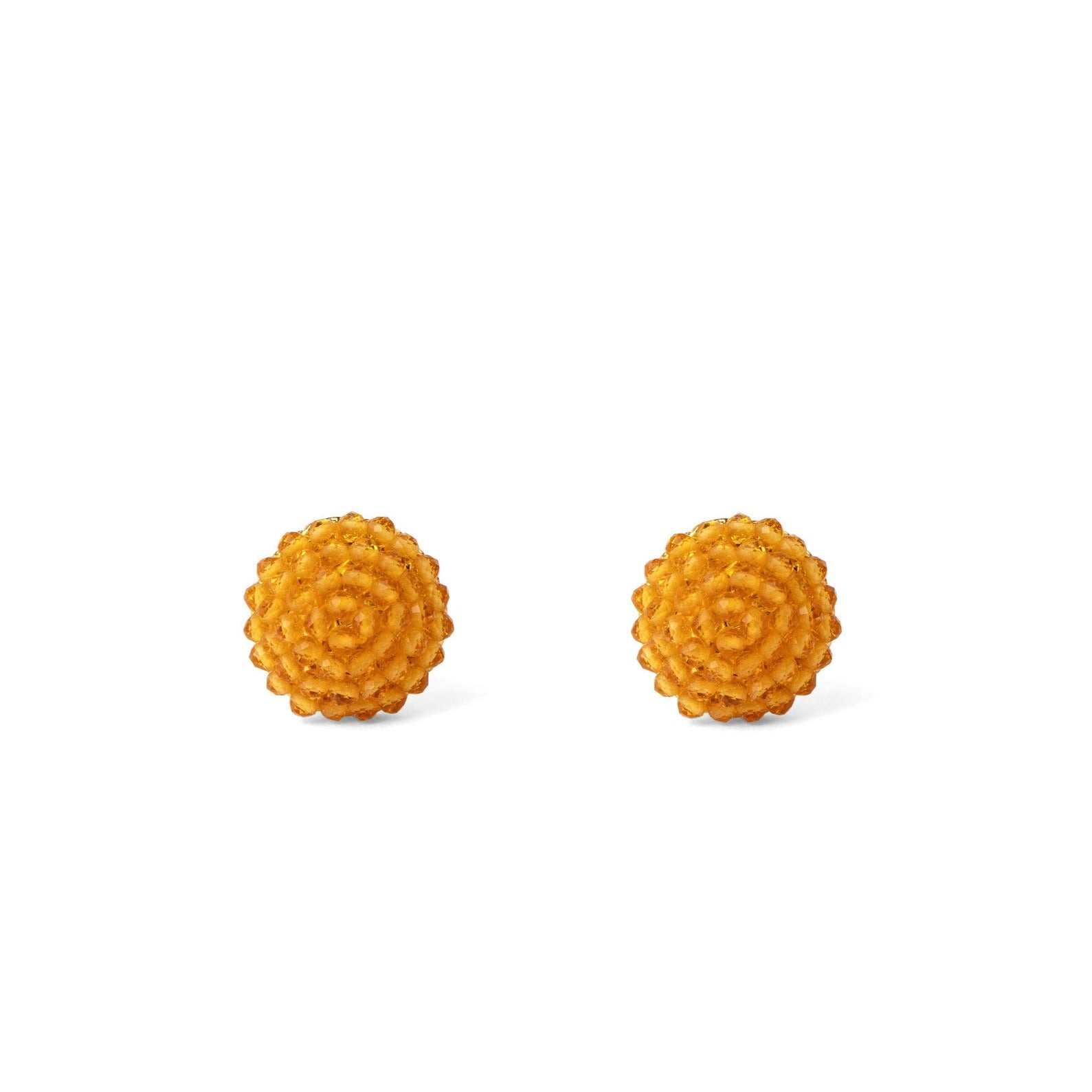 Zesty Floral Burst Stud Earrings