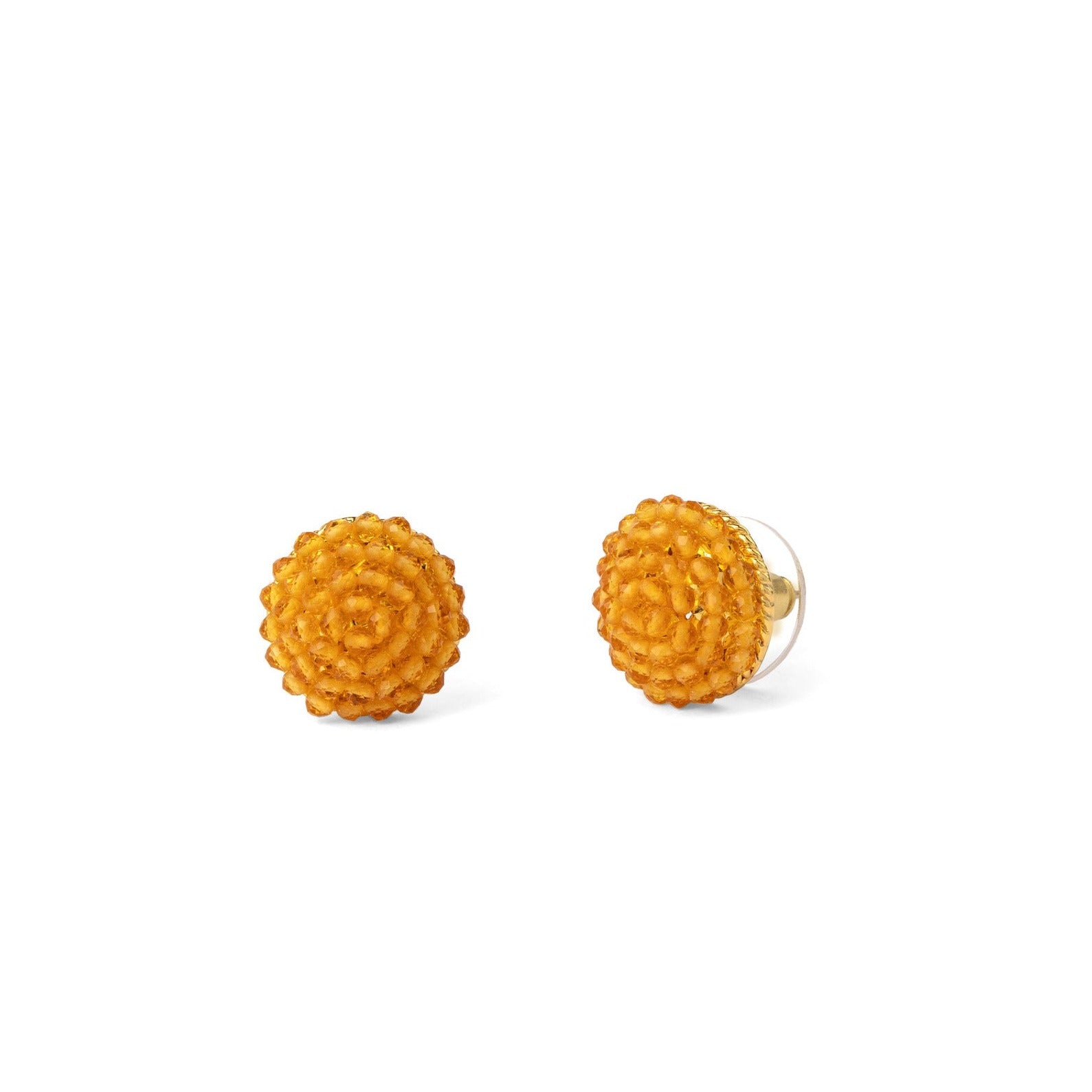 Zesty Floral Burst Stud Earrings