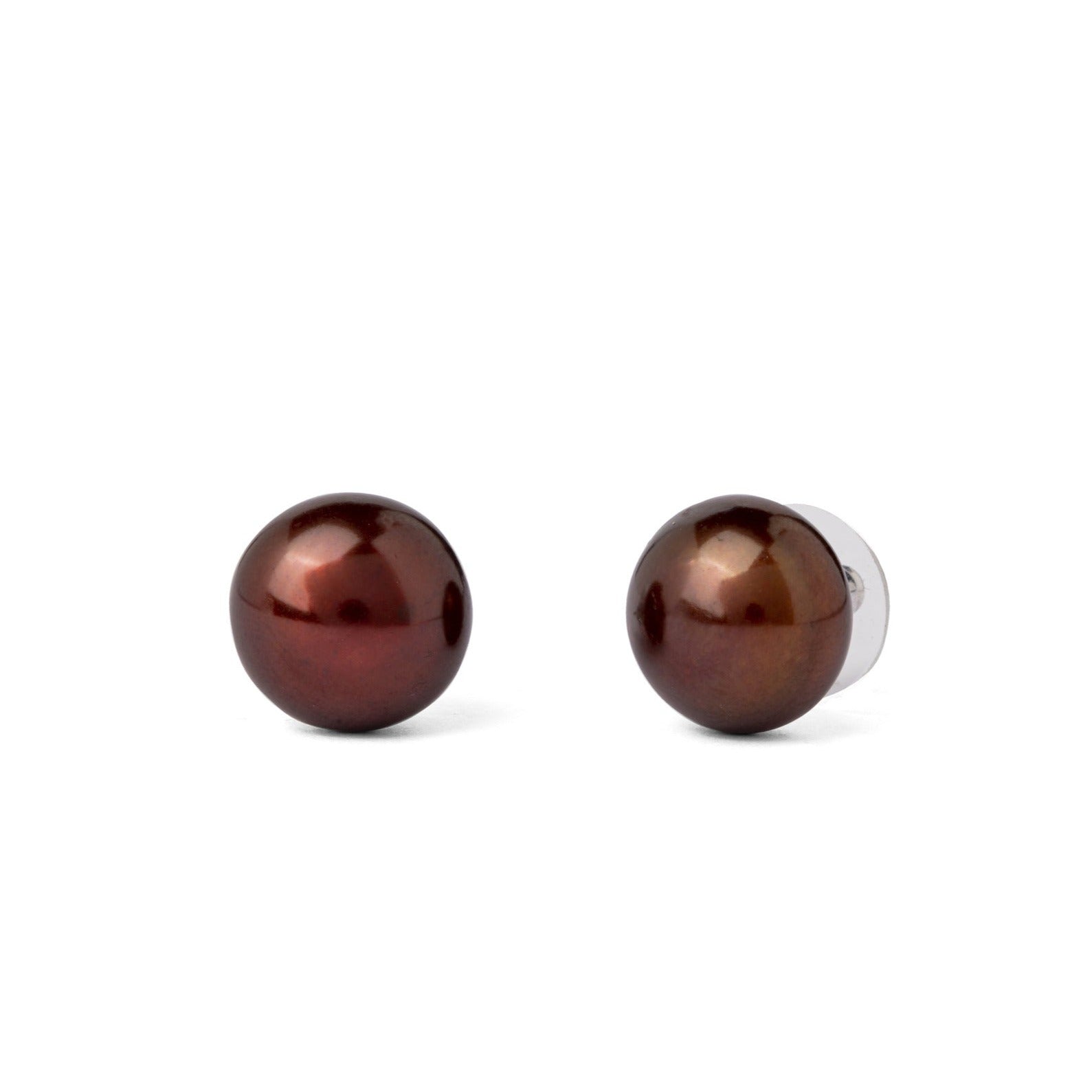 Bronze Night Pearl Stud | Earrings