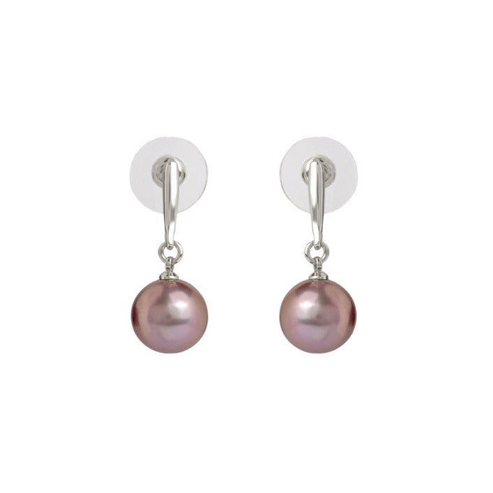 Romantic Rose Pearl Drop Earrings