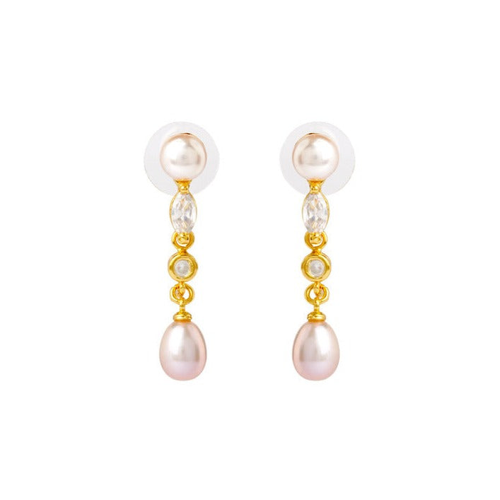 Twilight Sparkle Freshwater Pearl Earrings