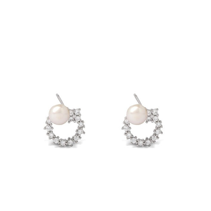 Radiant Pearl Glow Studs | Earrings