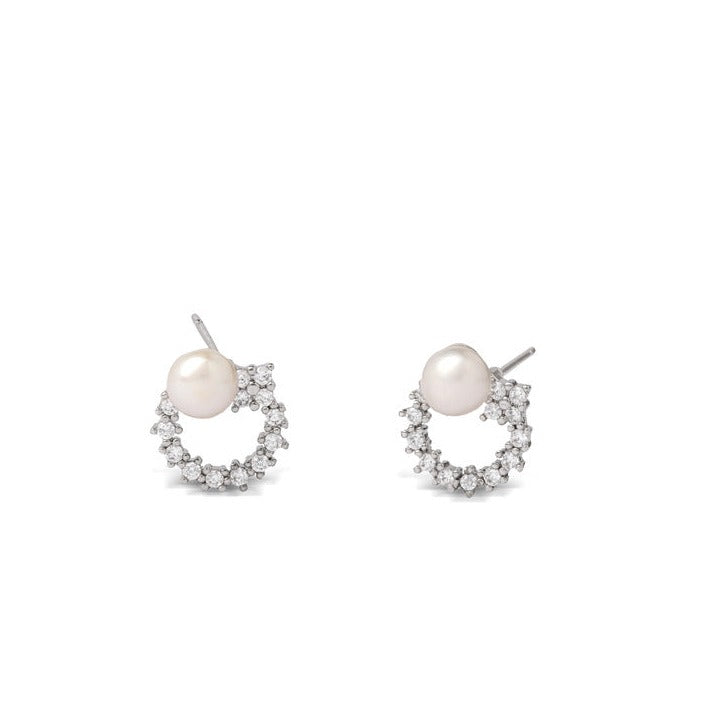 Radiant Pearl Glow Studs | Earrings