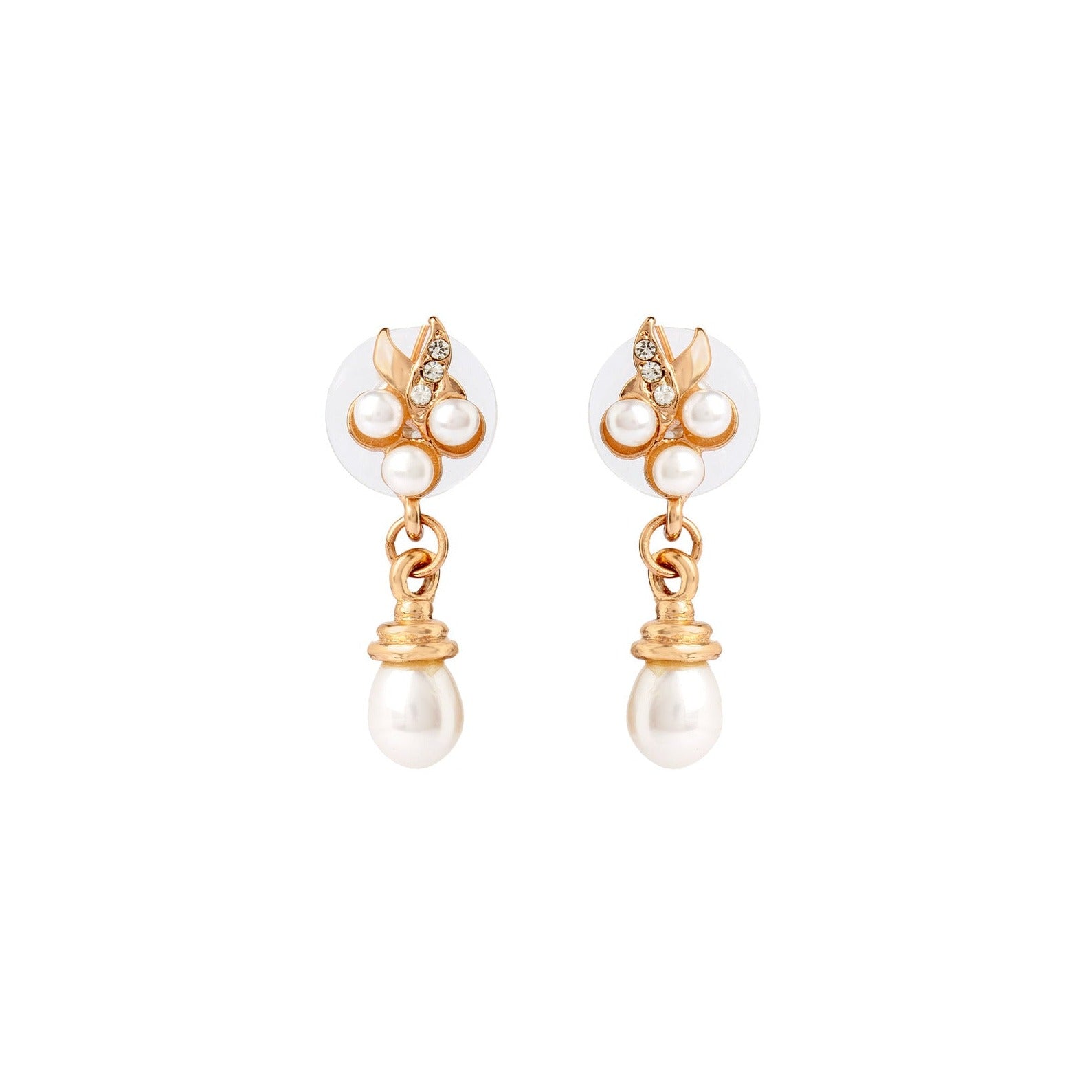 Cascading Pearls with pearl hanging Accents | Earrings