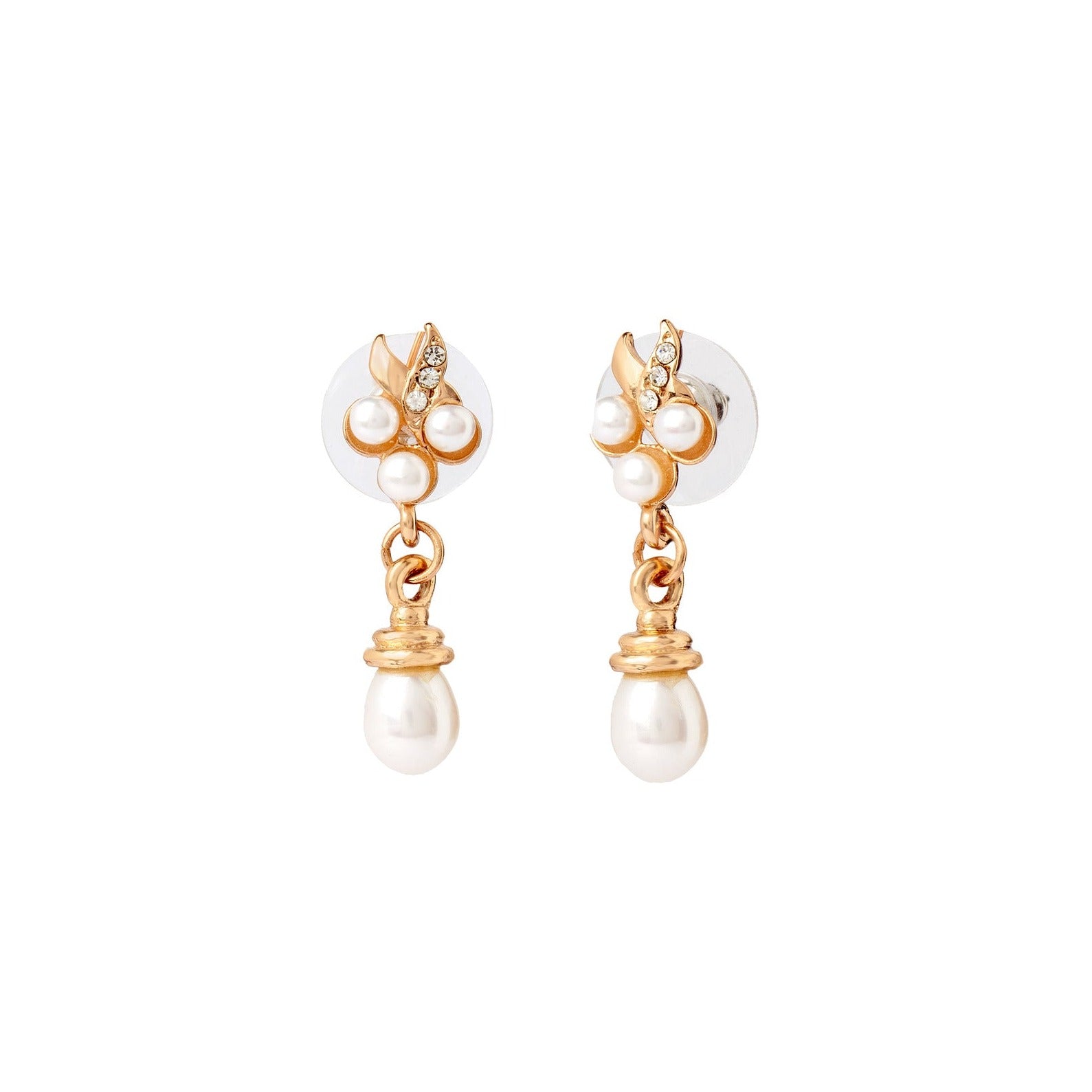 Cascading Pearls with pearl hanging Accents | Earrings