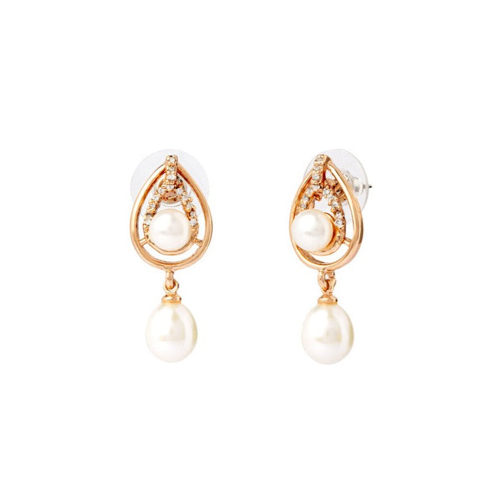 Dewdrop Freshwater Pearl Earrings