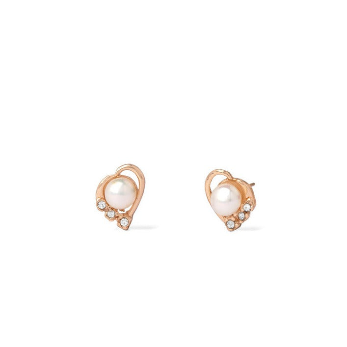 Love's Sparkle Pearl Earrings