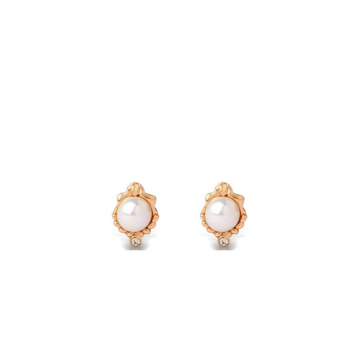 Majestic Pearl Crown Studs