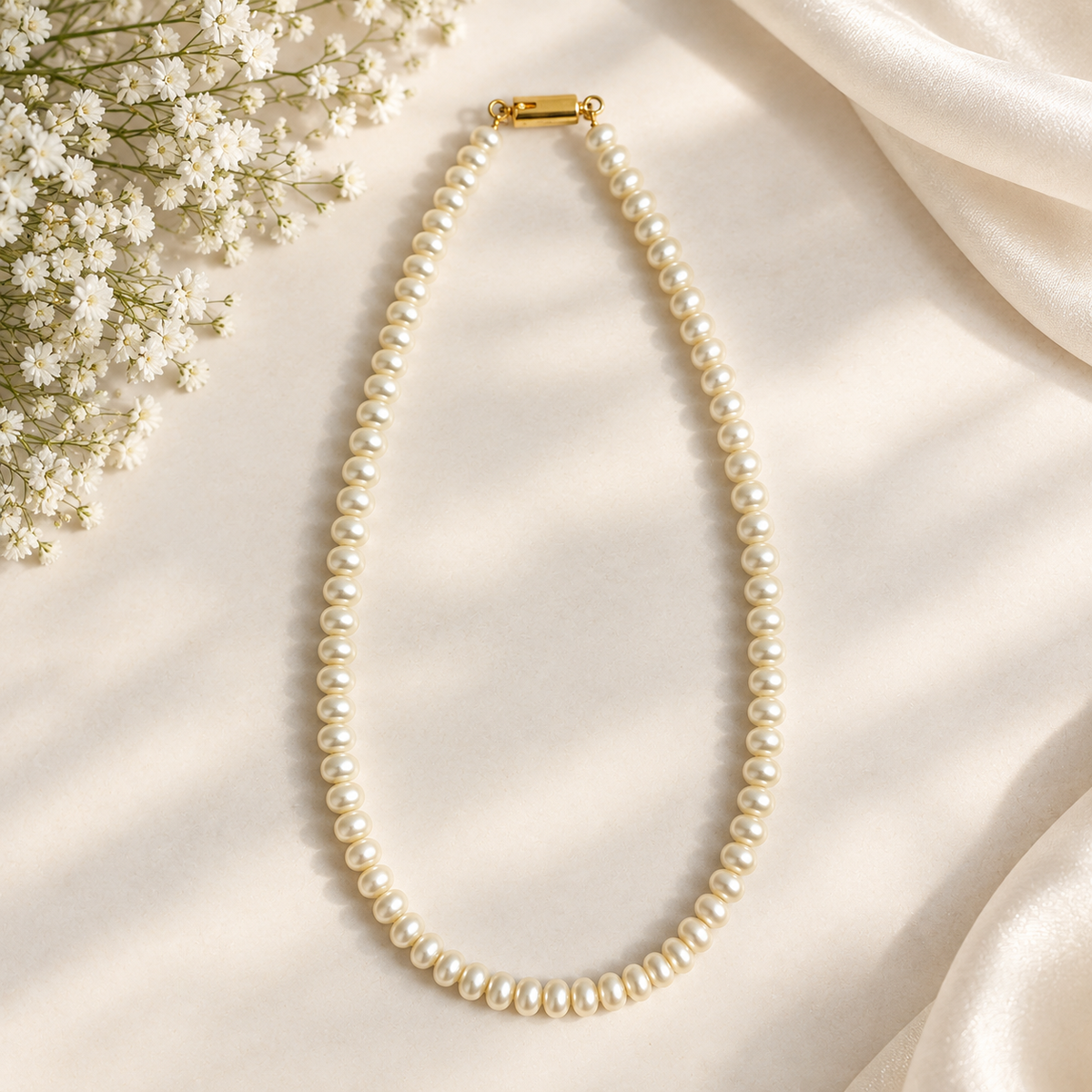 Milky Button Pearl Gift Set