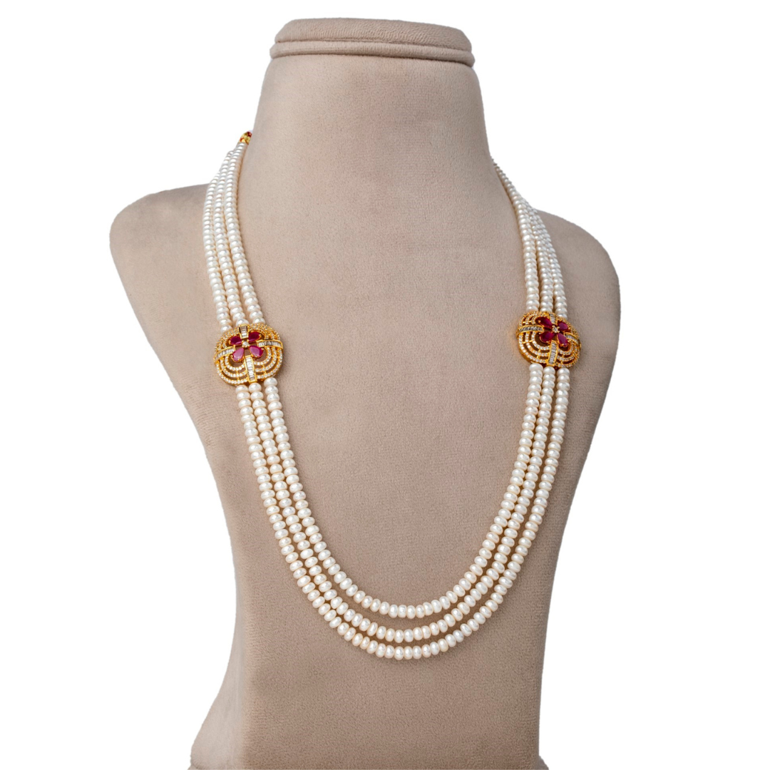 multicolor pearl necklace