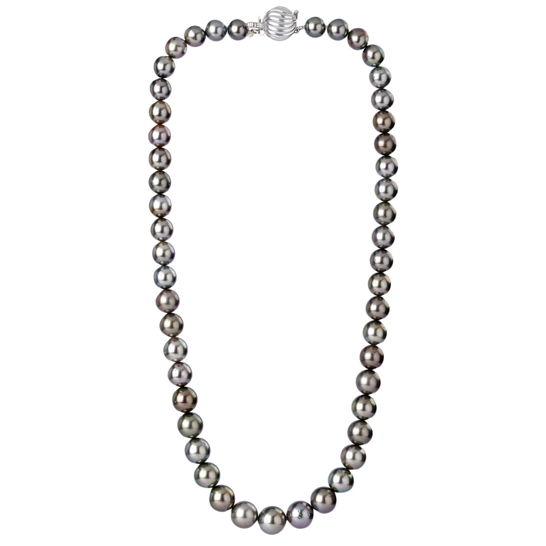 Gleaming Seabreeze Single Strand Pearl Necklace