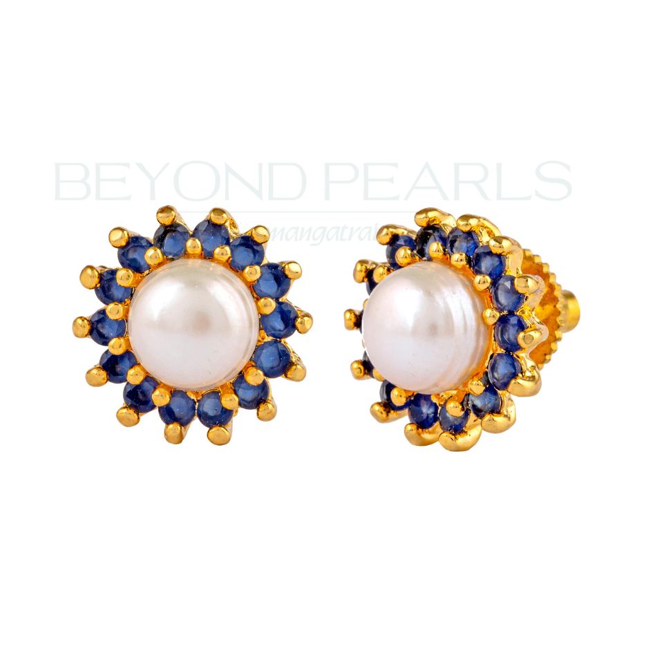 Ocean Elegance Stud Earrings