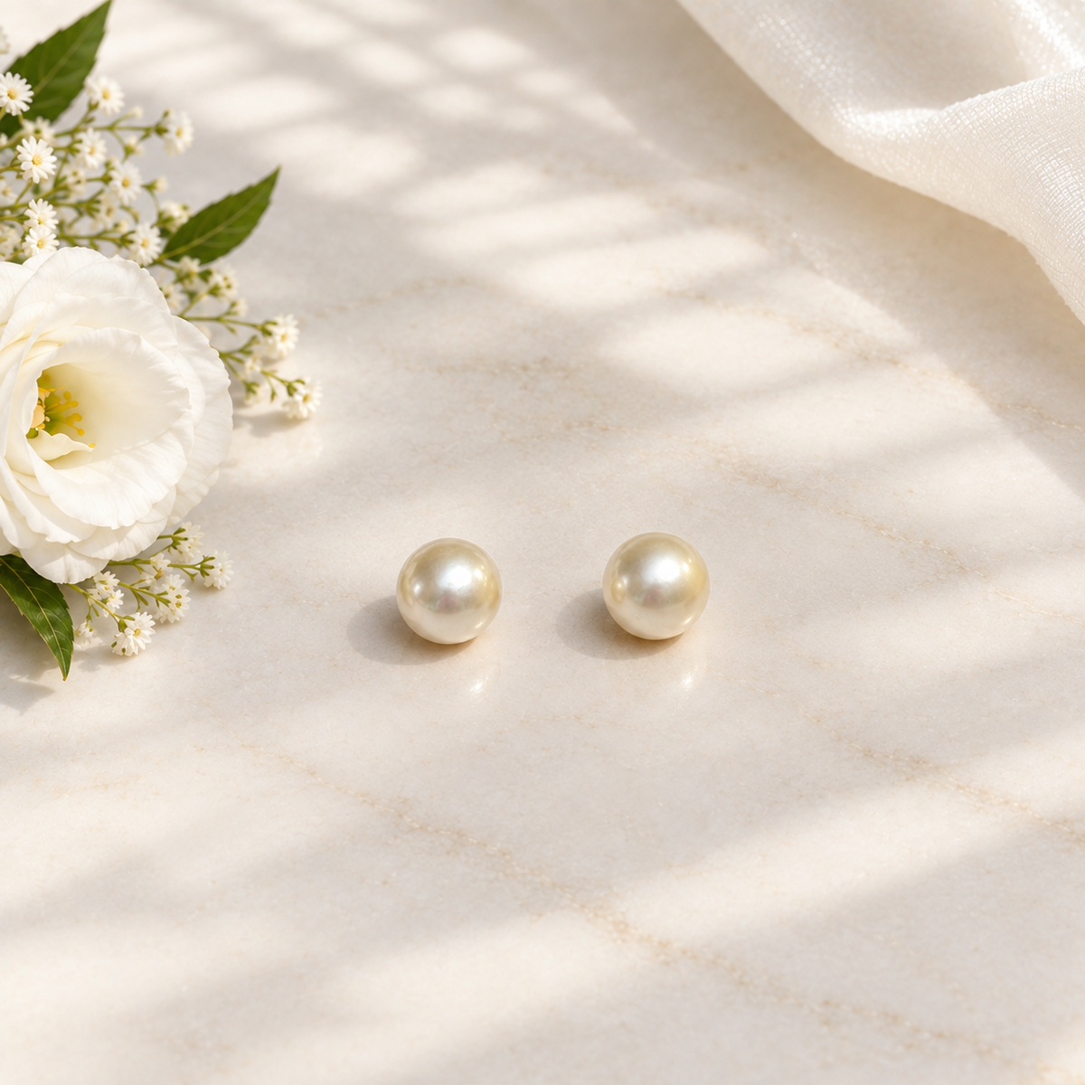 Milky Button Pearl Gift Set