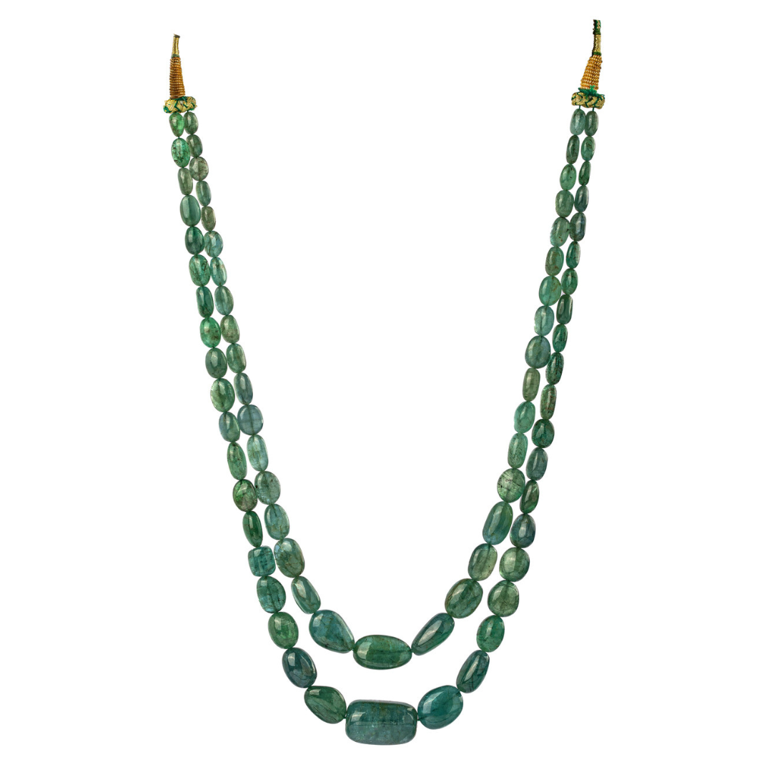 Luxury emerald necklace